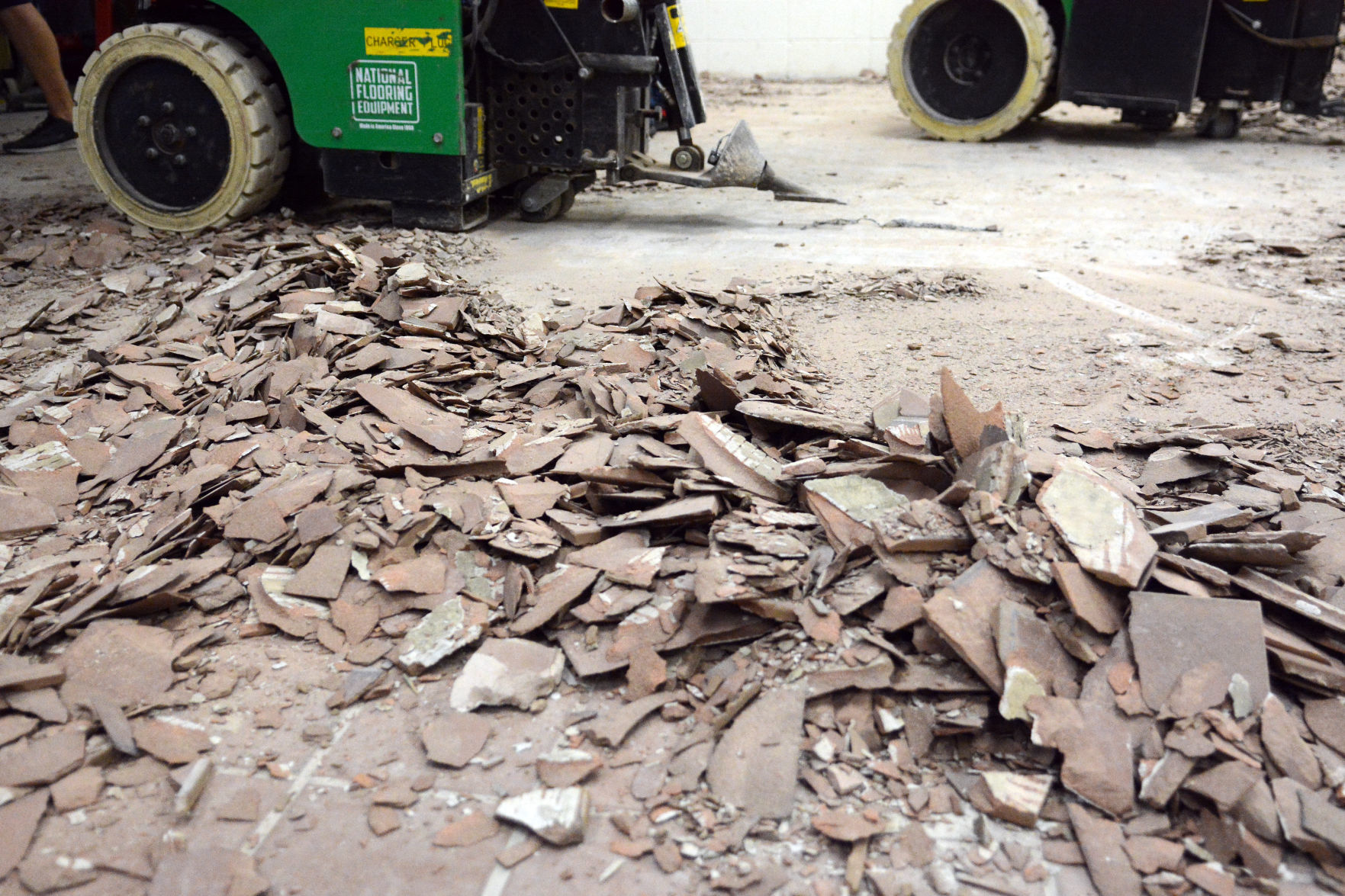 Baraboo middle school construction tour, June 23, 2020